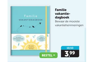 vakantie dagboek