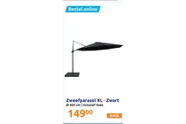 zweefparasol xl