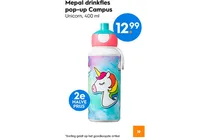 drinkfles pop up campus unicorn
