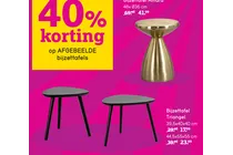 bijzettafel triangel