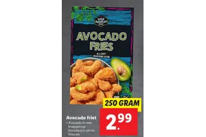 avocado friet