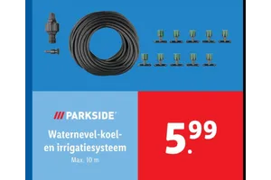 waternevel koel en irrigatiesysteem