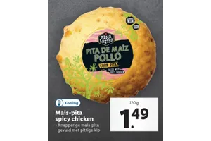 mais pita spicy chicken