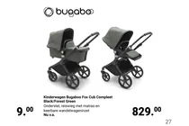 kinderwagen bugaboo fox cub compleet