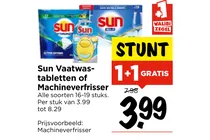 sun vaatwas tabletten of machineverfrisser