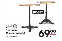 marmeren tafel