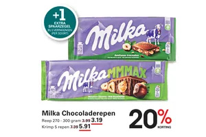 milka chocoladerepen