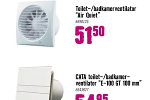 toilet badkamerventilator