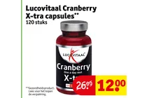 lucovitaal cranberry x tra capsules