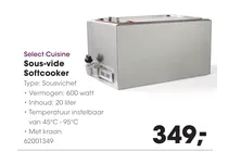 sous vide softcooker