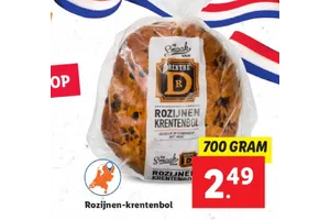 rozijnen krentenbol