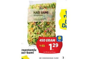 nasi bami groentemix