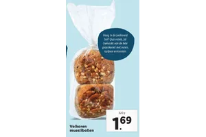 volkoren mueslibollen