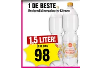 bruisend mineraalwater citroen