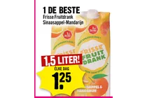 frisse fruitdrank sinaasappel mandarijn