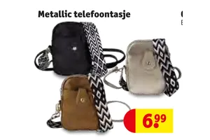 metallic telefoontasje