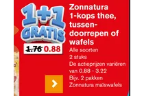 zonnatura 1 kops thee tussen doorrepen of wafels
