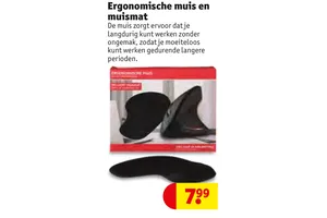 ergonomische muis en muismat