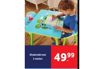 kindertafel met 2 stoelen