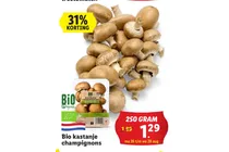 bio kastanje champignons