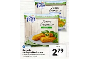 gevulde aardappelkroketten