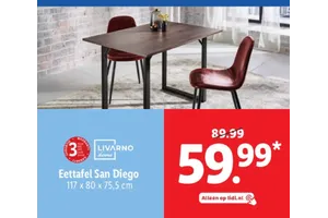 eettafel san diego