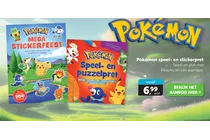 pokemon speel en stickerpret