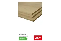 mdf plaat