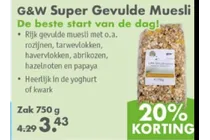 g w super gevulde muesli