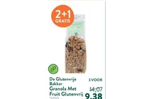 granola met fruit glutenvrij