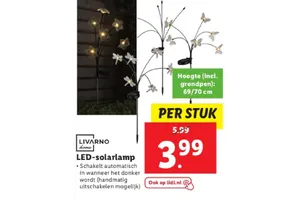 LED-solarlamp aanbieding