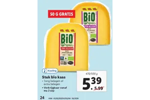 stuk bio kaas