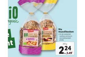 bio crunchy muesli cookies