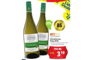 Chardonnay Pays d'Oc aanbieding