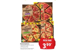 Steenovenpizza aanbieding