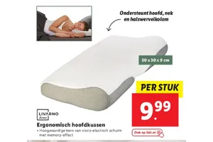 ergonomisch hoofdkussen