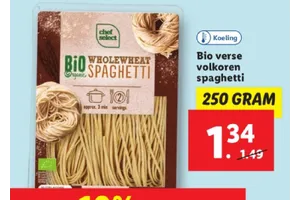 bio wholewheat spaghetti