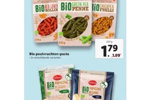 bio peulvruchten pasta