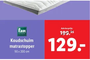 koudschuim matrastopper