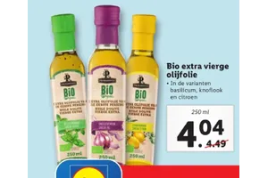 bio extra vierge olijfolie