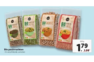 bio green lentils