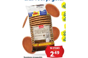 Roomboter Stroopwafels aanbieding