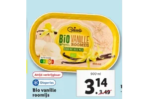 bio vanille roomijs