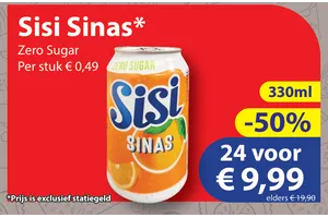 sisi sinas zero sugar