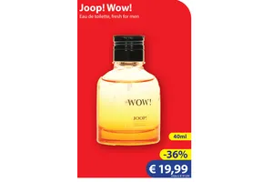 joop wow eau de toilette