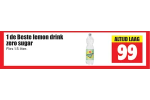 lemon drink zero sugar