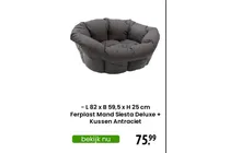 mand siesta deluxe kussen