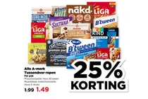 mueslireep melkchocolade