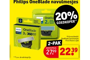 oneblade navulmesjes