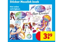 sticker mozaiek boek